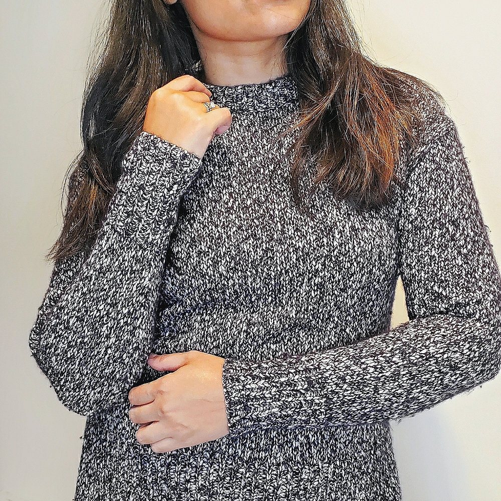 COMMUNITY Aritzia Cobden Winter Soft Sweater Wool Dark Size XXS
